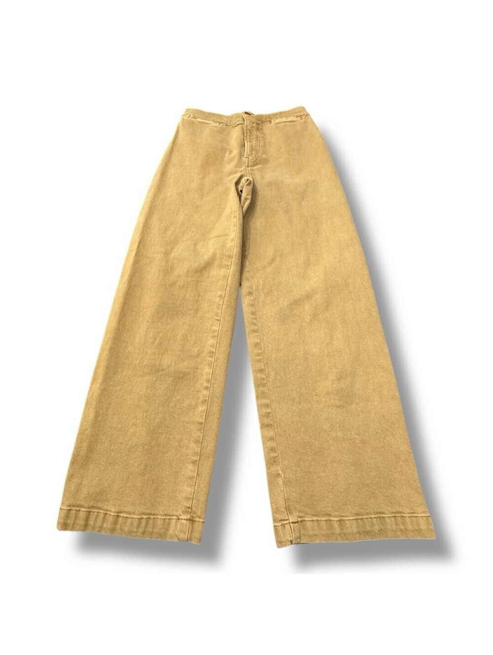 Madewell Emmett Wide Leg Crop Pants Welt Pocket Khaki High Waist Women’s Size 26